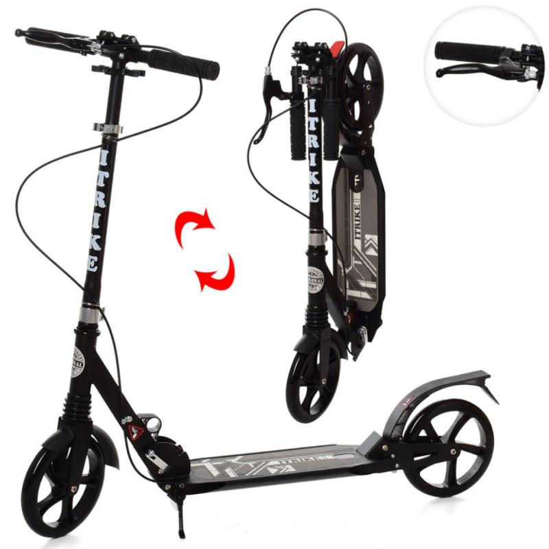 Самокат з ручним гальмом SR 2-018-1 і підніжкою Самокат з ручним гальмом SR 2-018-1 і підніжкою