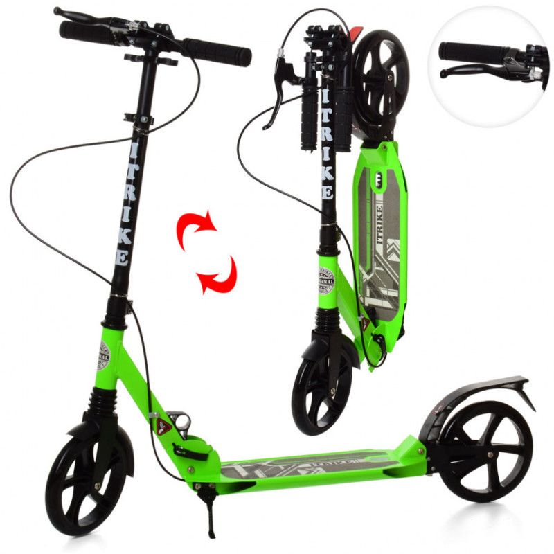 Самокат з ручним гальмом SR 2-018-1 і підніжкою Самокат з ручним гальмом SR 2-018-1 і підніжкою