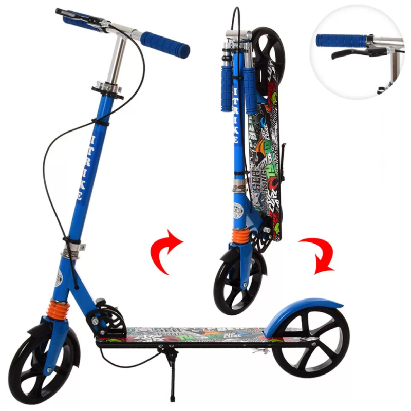 Дитячий складаний самокат SR SR 2-010-1 з ручним гальмом Дитячий складаний самокат SR SR 2-010-1 з ручним гальмом