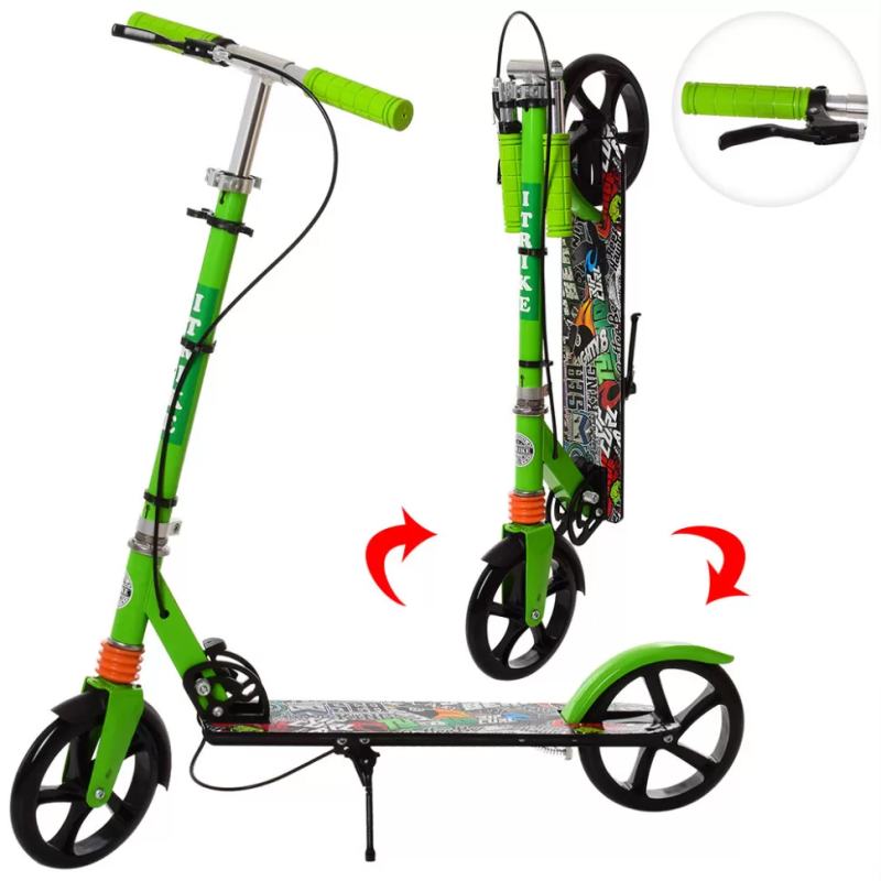 Дитячий складаний самокат SR SR 2-010-1 з ручним гальмом Дитячий складаний самокат SR SR 2-010-1 з ручним гальмом