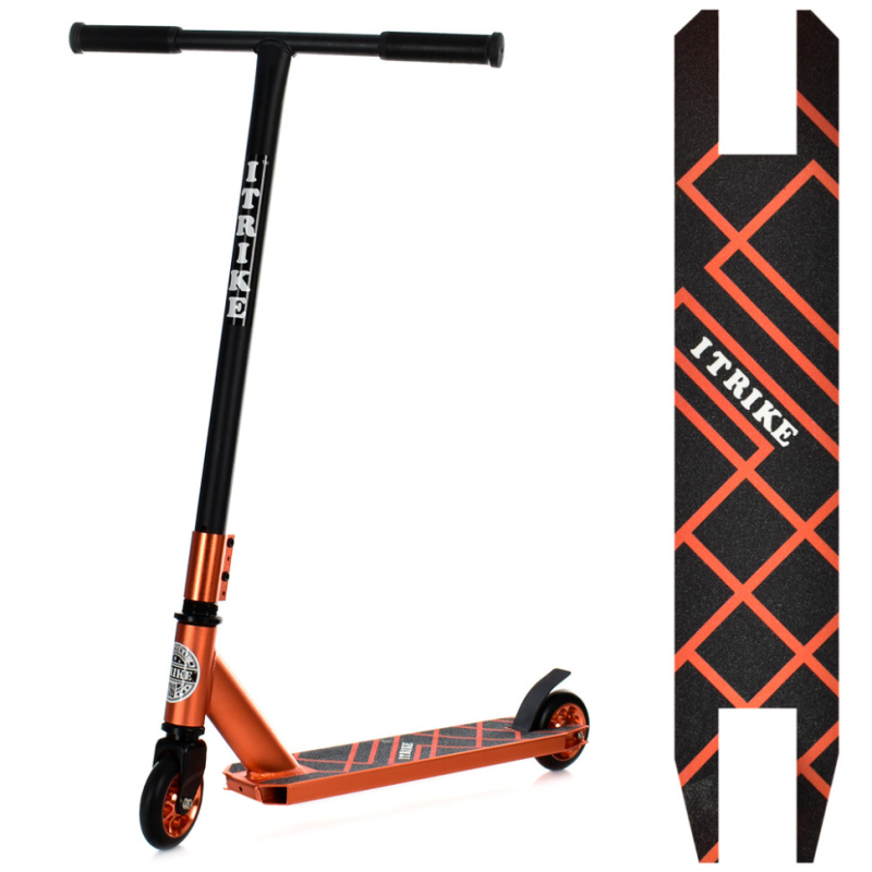 Самокат трюковий iTrike SR2-067-5-OR1 двоколісний Самокат трюковий iTrike SR2-067-5-OR1 двоколісний