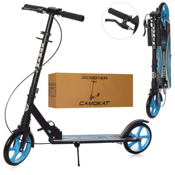 Самокат дитячий iTrike SR2-049-1-BL складний (SR2-049-1-BL)