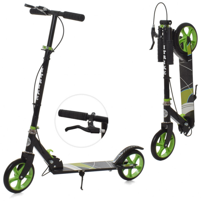 Самокат великий двоколісний SR 2-008 з ручним гальмом