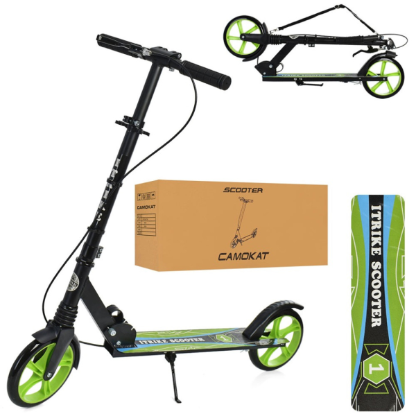 Самокат дитячий iTrike SR2-049-1-GR складний (SR2-049-1-GR)