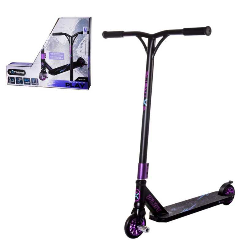 Самокат трюковый 2-х колёсный TR21006 (RL7T), Extreme Motion PLAY, колёса PU 110 мм Самокат трюковый 2-х колёсный TR21006 (RL7T), Extreme Motion PLAY, колёса PU 110 мм