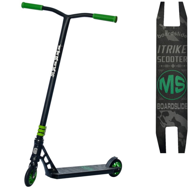 Самокат трюковий iTrike SR 2-069-1-BGR двоколісний Самокат трюковий iTrike SR 2-069-1-BGR двоколісний