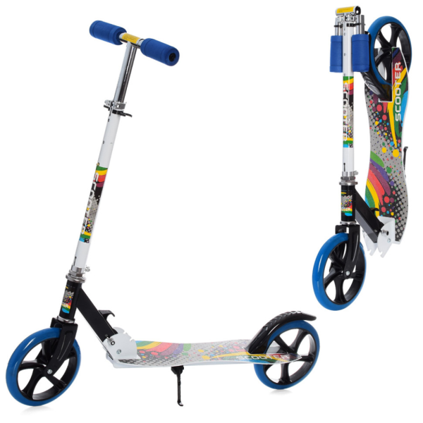 Самокат дитячий iTrike SR 2-050-1-WBL складний (SR2-050-1-WBL)