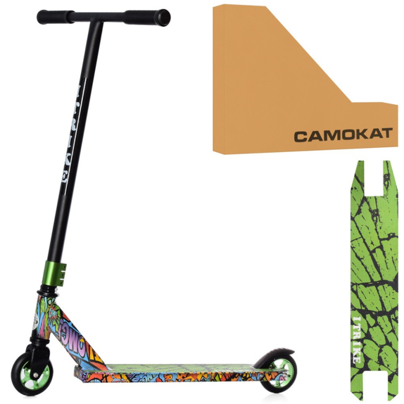 Самокат трюковий iTrike SR2-066-1-WP3 двоколісний Самокат трюковий iTrike SR2-066-1-WP3 двоколісний