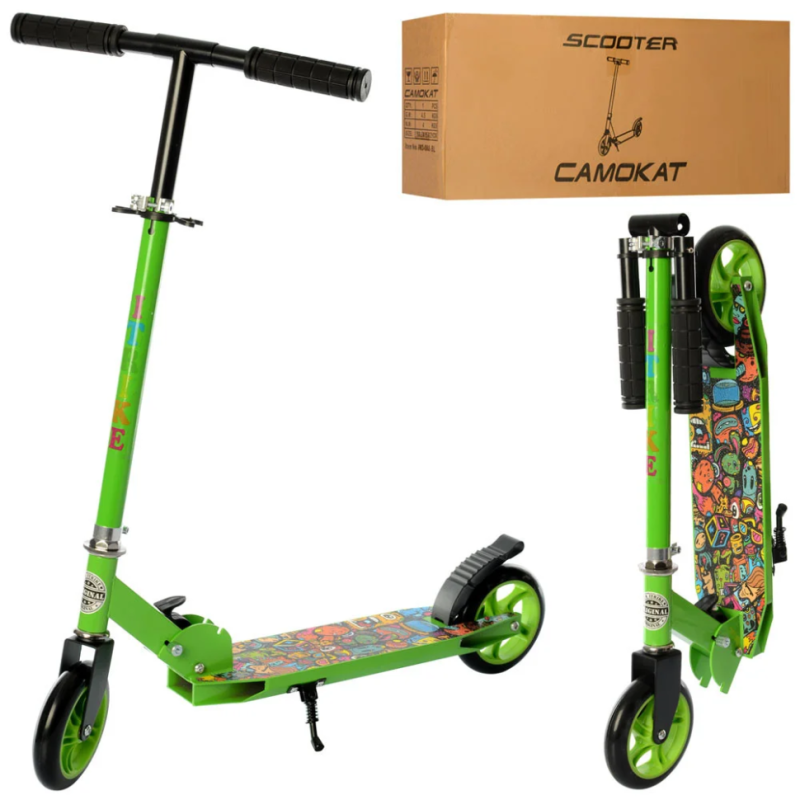 Самокат дитячий iTrike SR2-039-5-GR складний Самокат дитячий iTrike SR2-039-5-GR складний