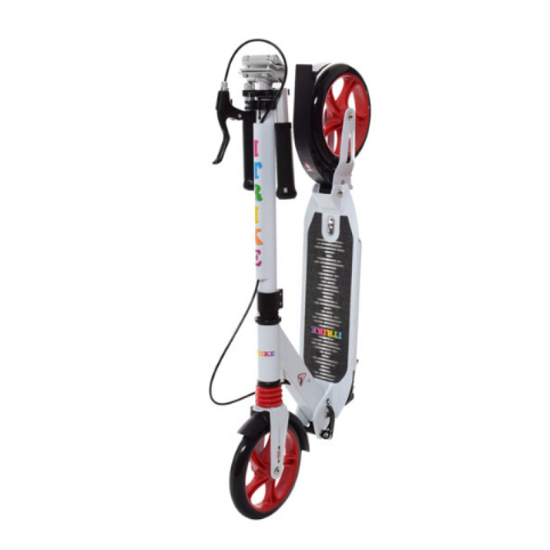 Самокат двоколісний SR 2-018 з ручним гальмом Самокат двоколісний SR 2-018 з ручним гальмом