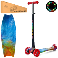 Самокат дитячий MAXI iTrike JR 3-055-3-WP14 з підсвічуванням Самокат дитячий MAXI iTrike JR 3-055-3-WP14 з підсвічуванням