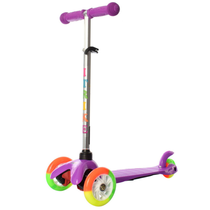 Дитячий самокат iTrike BB 3-013-4-AV MINI колеса, що світяться Дитячий самокат iTrike BB 3-013-4-AV MINI колеса, що світяться