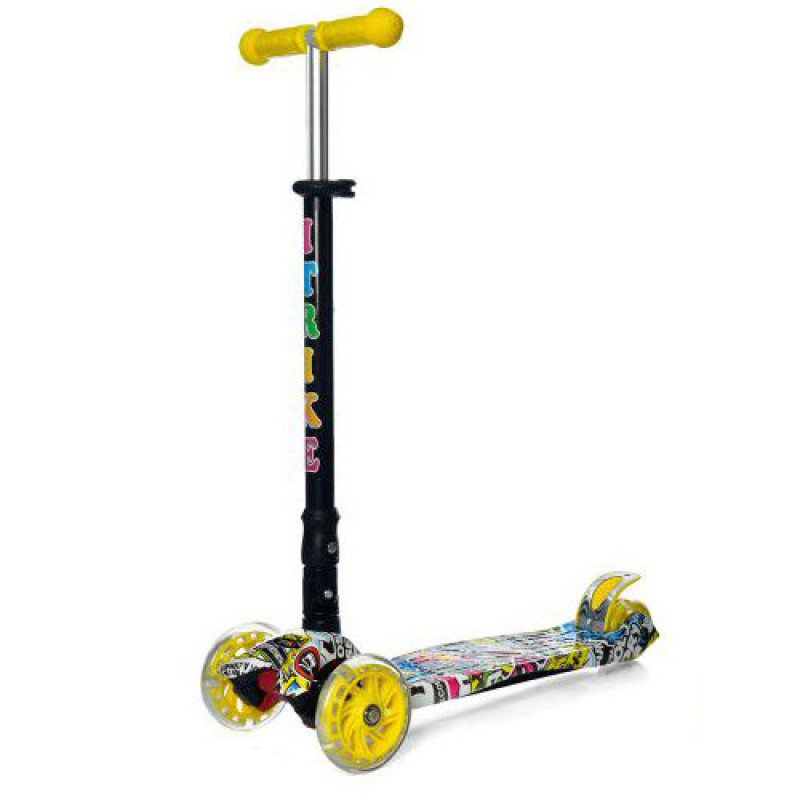 Дитячий самокат iTrike JR 3-003-1-WP12 MAXI складний Дитячий самокат iTrike JR 3-003-1-WP12 MAXI складний