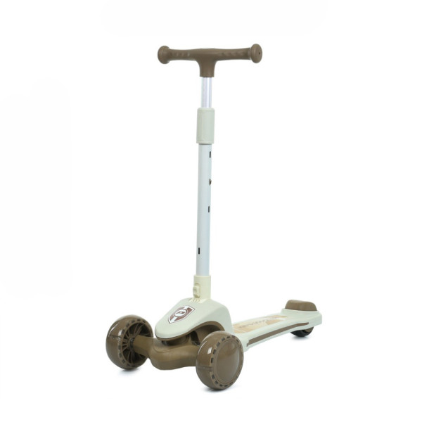 Самокат дитячий триколісний JR3-131-BRN, колеса зі світлом (JR3-131-BRN)