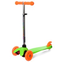 Детский самокат iTrike BB 3-013-4-C-GR MINI светящиеся колеса Детский самокат iTrike BB 3-013-4-C-GR MINI светящиеся колеса