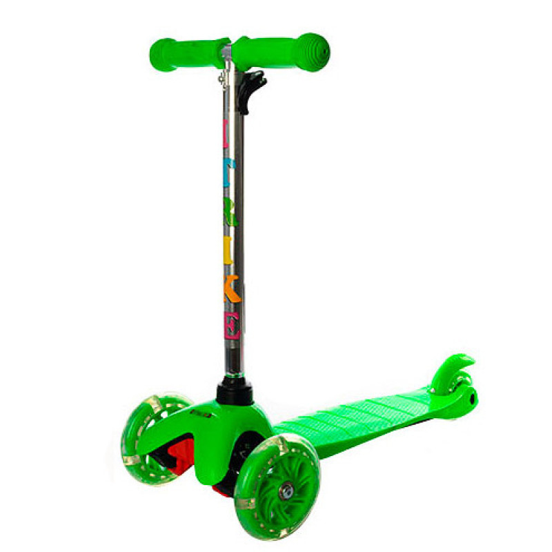 Дитячий триколісний самокат BB 3-013-4 з колесами, що світяться Дитячий триколісний самокат BB 3-013-4 з колесами, що світяться