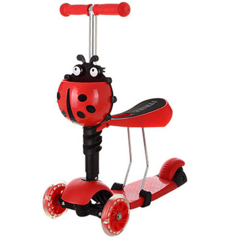 Дитячий триколісний самокат JR 3-016 з сидінням Дитячий триколісний самокат JR 3-016 з сидінням