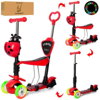 Дитячий самокат iTrike JR 3-026-CR MAXI беговел 5 в 1 Дитячий самокат iTrike JR 3-026-CR MAXI беговел 5 в 1