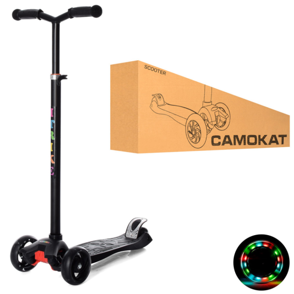 Самокат дитячий MAXI iTrike JR3-060-22-B з підсвічуванням (JR3-060-22-B)