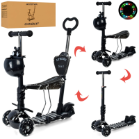 Самокат дитячий MAXI iTrike JR3-058-I-WP10 з батьківською ручкою Самокат дитячий MAXI iTrike JR3-058-I-WP10 з батьківською ручкою