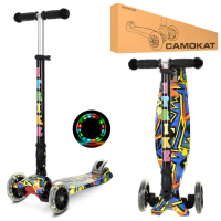 Самокат дитячий MAXI iTrike JR3-003-1-WP14 складний Самокат дитячий MAXI iTrike JR3-003-1-WP14 складний