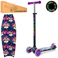 Самокат дитячий MAXI iTrike JR 3-055-1-WP10 з підсвічуванням Самокат дитячий MAXI iTrike JR 3-055-1-WP10 з підсвічуванням