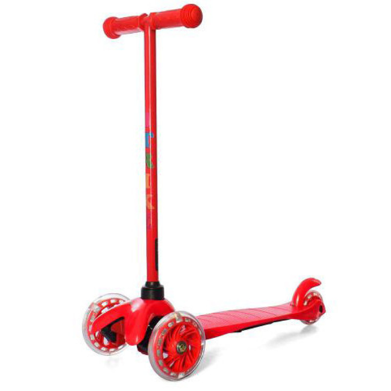 Дитячий самокат iTrike BB 3-013-5-R MINI колеса, що світяться Дитячий самокат iTrike BB 3-013-5-R MINI колеса, що світяться