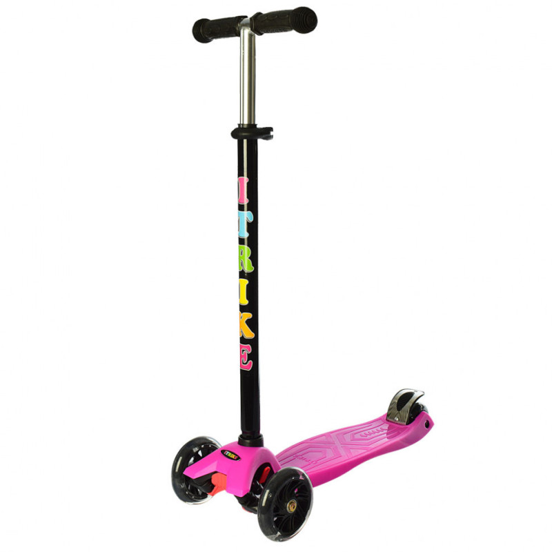 Самокат дитячий триколісний JR 3-003-E MAXI світяться колеса Самокат дитячий триколісний JR 3-003-E MAXI світяться колеса