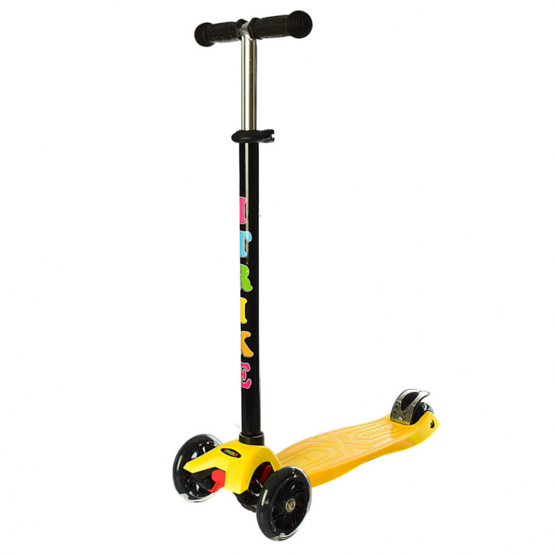 Самокат дитячий триколісний JR 3-003-E MAXI світяться колеса Самокат дитячий триколісний JR 3-003-E MAXI світяться колеса