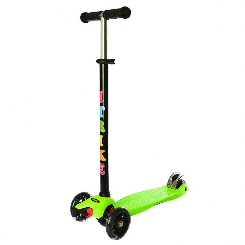 Самокат дитячий триколісний JR 3-003-E MAXI світяться колеса Самокат дитячий триколісний JR 3-003-E MAXI світяться колеса