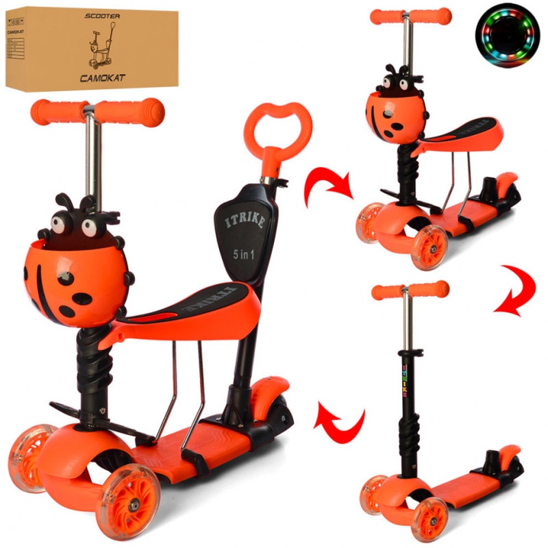 Самокат JR 3-068-OR MAXI, 5в1 Самокат JR 3-068-OR MAXI, 5в1