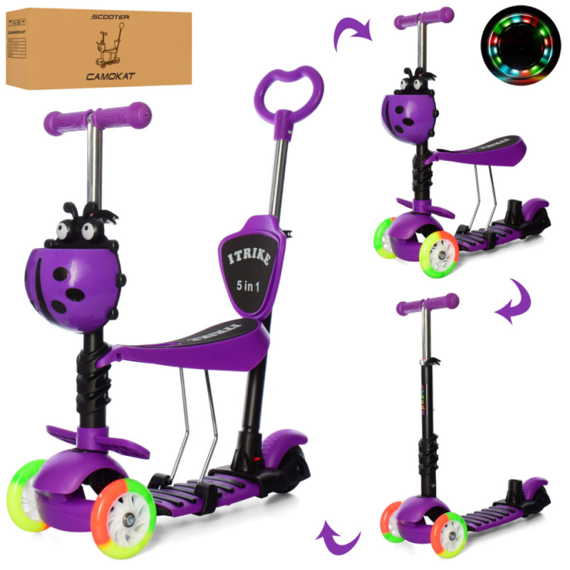 Дитячий самокат iTrike JR 3-026-CV MAXI беговел 5 в 1 Дитячий самокат iTrike JR 3-026-CV MAXI беговел 5 в 1