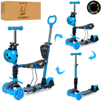 Самокат дитячий MAXI iTrike JR3-058-I-WP11 з батьківською ручкою Самокат дитячий MAXI iTrike JR3-058-I-WP11 з батьківською ручкою