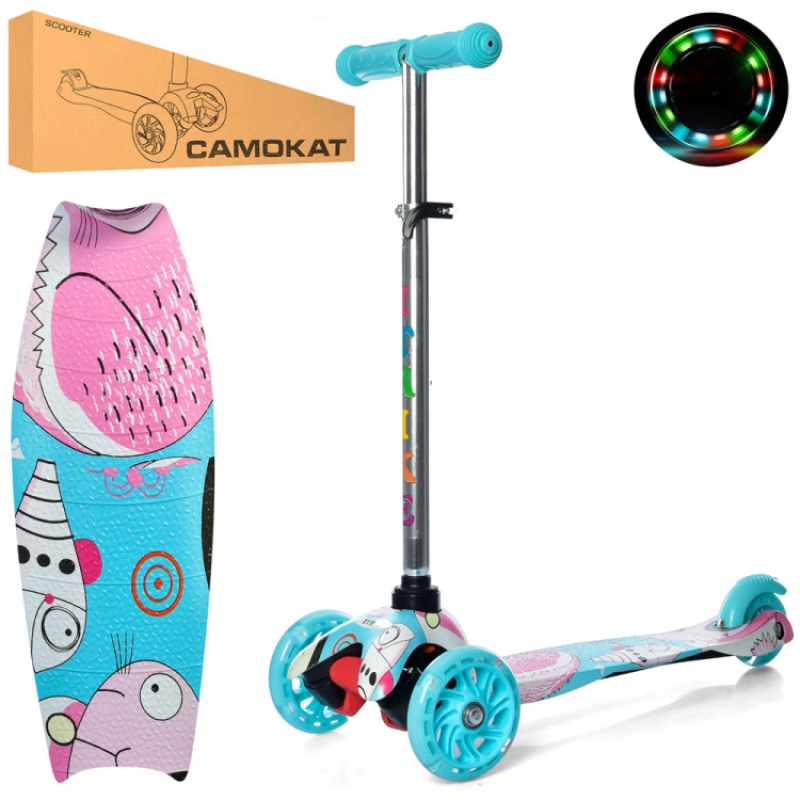 Самокат дитячий MINI iTrike BB3-013-4-F-WP8 триколісний Самокат дитячий MINI iTrike BB3-013-4-F-WP8 триколісний