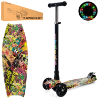 Самокат детский MAXI iTrike JR3-055-3-WP34 с подсветкой Самокат детский MAXI iTrike JR3-055-3-WP34 с подсветкой