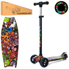 Самокат дитячий MAXI iTrike JR 3-060-22-WP6 триколісний (JR3-060-22-WP6)