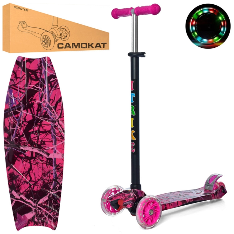 Самокат дитячий MAXI iTrike JR 3-055-1-WP11 з підсвічуванням Самокат дитячий MAXI iTrike JR 3-055-1-WP11 з підсвічуванням