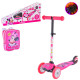 Дитячий самокат "Minnie Mouse" Bambi LS2113 з рюкзачком 17х20 см
