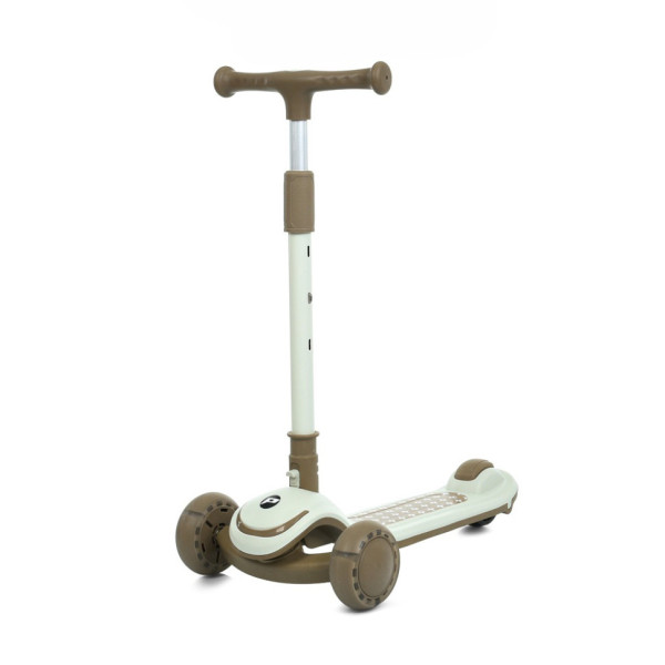 Самокат дитячий триколісний JR3-128-BRN, колеса зі світлом (JR3-128-BRN)