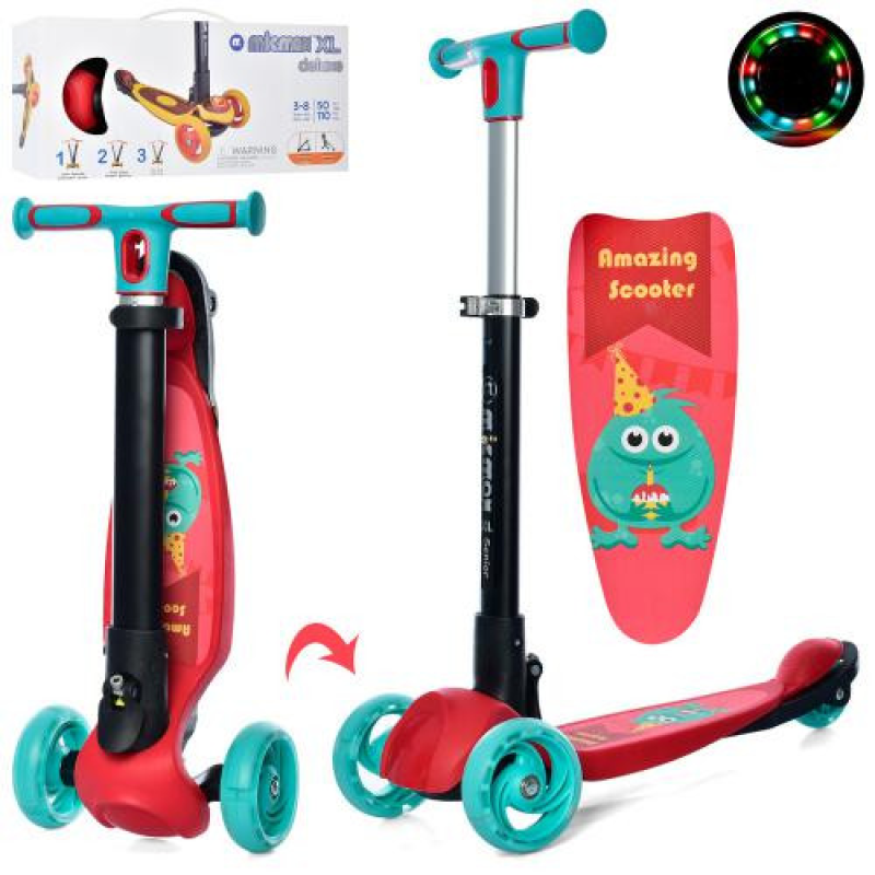 Самокат дитячий MAXI iTrike JR 3-060-35-R складний Самокат дитячий MAXI iTrike JR 3-060-35-R складний