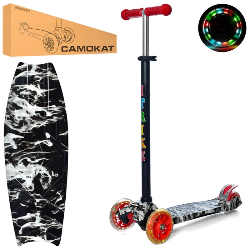 Самокат дитячий MAXI iTrike JR 3-055-1-WP12 з підсвічуванням Самокат дитячий MAXI iTrike JR 3-055-1-WP12 з підсвічуванням