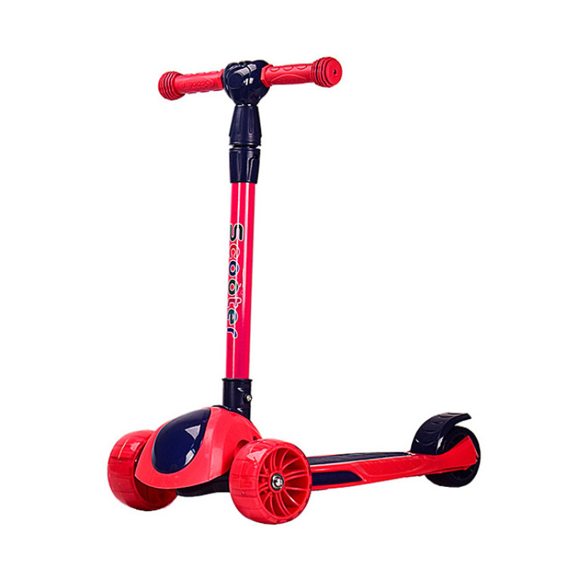 Самокат детский 3-х колесный HS2013 (RL7T) складной, светящиеся колеса PU Самокат детский 3-х колесный HS2013 (RL7T) складной, светящиеся колеса PU