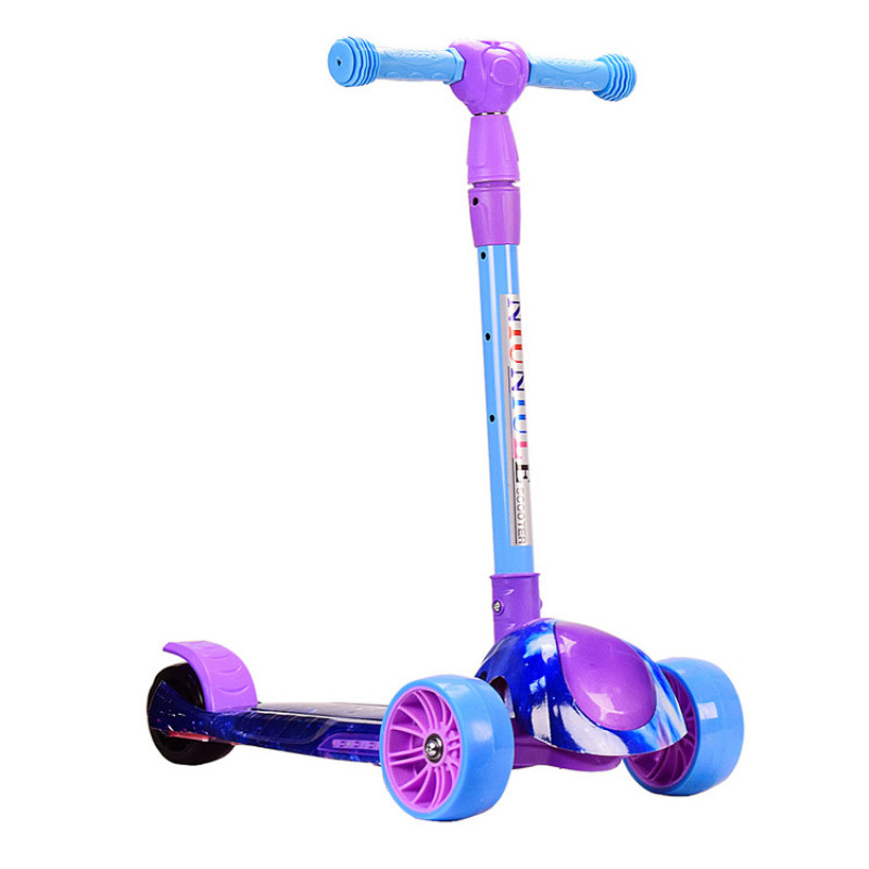 Самокат детский 3-х колесный HS2015-1 (RL7T) складной, светящиеся колеса PU Самокат детский 3-х колесный HS2015-1 (RL7T) складной, светящиеся колеса PU