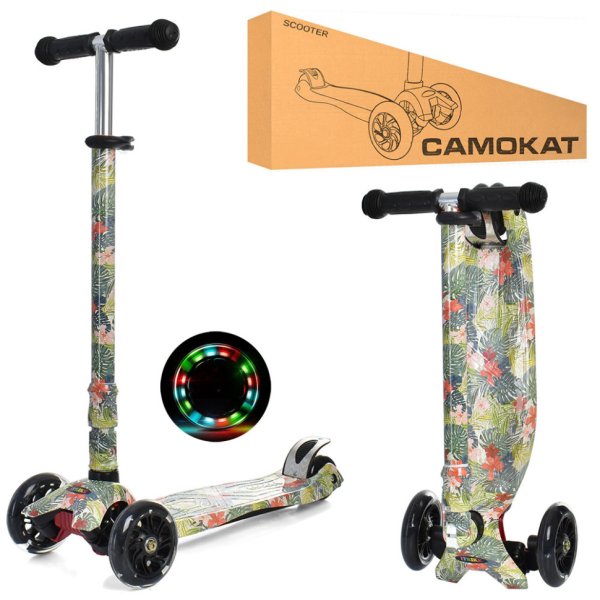 Самокат дитячий MAXI iTrike JR3-055-WP15 складний (JR3-055-WP15)