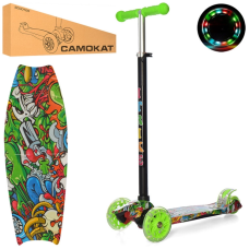 Самокат дитячий MAXI iTrike JR 3-055-1-WP2 з підсвічуванням (JR3-055-1-WP2)