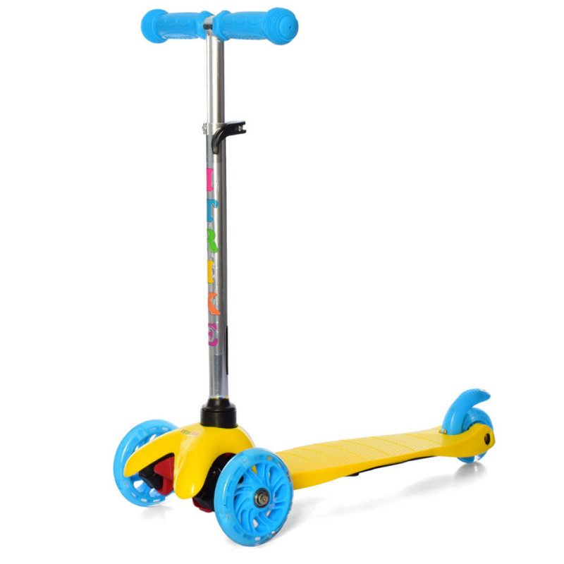 Дитячий самокат iTrike BB 3-013-4-CY MINI колеса, що світяться Дитячий самокат iTrike BB 3-013-4-CY MINI колеса, що світяться