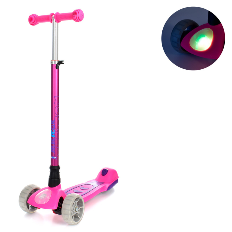 Самокат дитячий MAXI iTrike JR3-060-37-P2 з підсвічуванням Самокат дитячий MAXI iTrike JR3-060-37-P2 з підсвічуванням