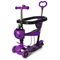 Самокат дитячий MAXI iTrike JR 3-027-V з батьківською ручкою Самокат дитячий MAXI iTrike JR 3-027-V з батьківською ручкою