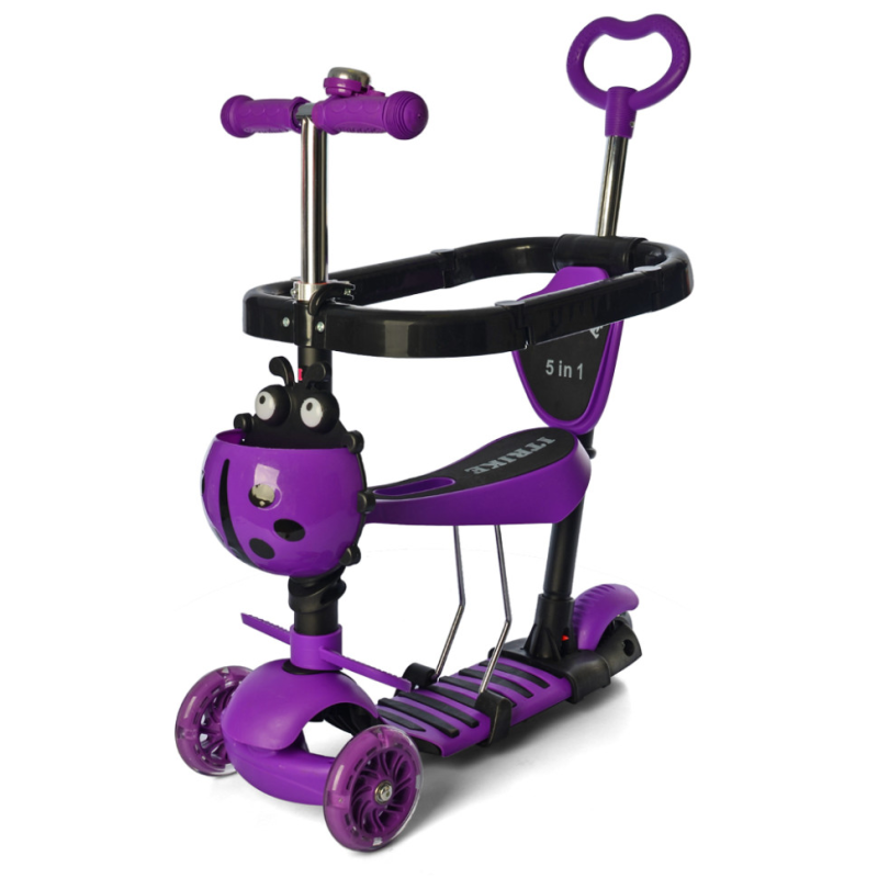 Самокат дитячий MAXI iTrike JR 3-027-V з батьківською ручкою Самокат дитячий MAXI iTrike JR 3-027-V з батьківською ручкою