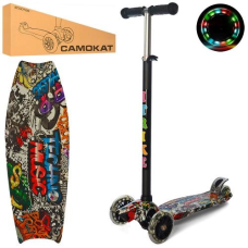 Самокат дитячий MAXI iTrike JR 3-055-1-WP8 з підсвічуванням (JR3-055-1-WP8)